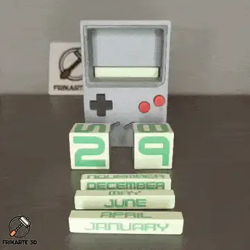 Retro Console Perpetual Calendar