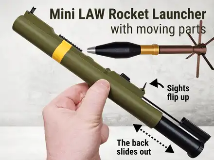 LAW Rocket Launcher with Moving Parts