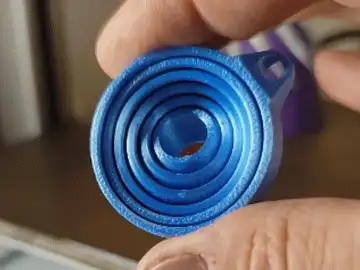 Gyro spinner fidget keychain