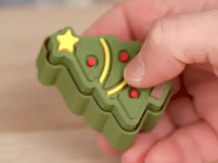 Christmas Tree Fidget Clicker - Holiday Desk Toy