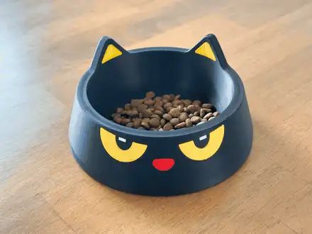 Sassy Black Cat Pet Bowl