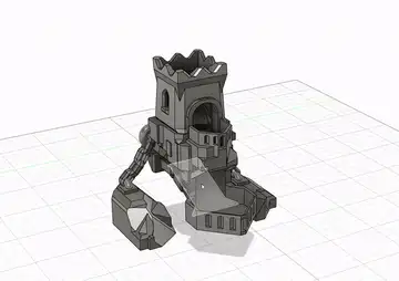 Floating Dice Tower - Easy to - No assembly