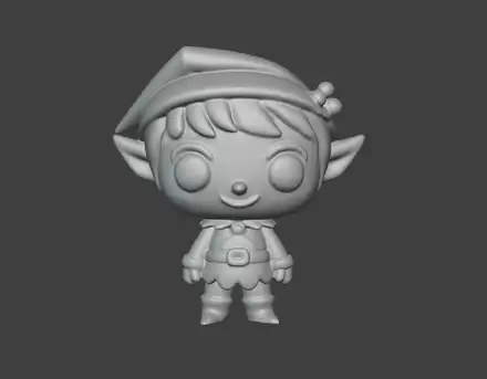 Christmas elf - Funko Pop style