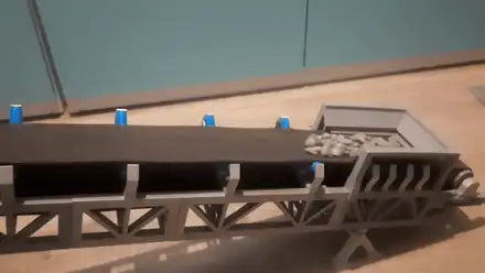 Modular belt conveyor with magnetic joints
