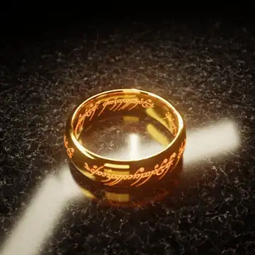 THE ONE RING - THE LORD OF THE RINGS