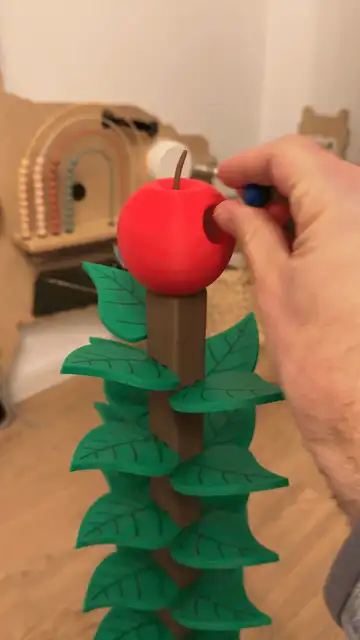Marble Apple Tree Tower Run, Fun Toy for Kids
