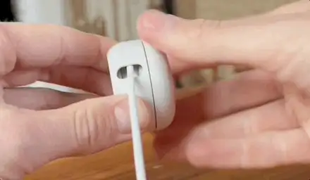 Compact apple watch wind up travel charger holder