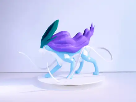 Suicune Pokemon Multicolor Multipart