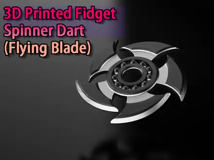 Fidget Spinner Dart (Flying Blade)