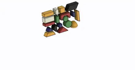 Puzzle for children with box_parametric