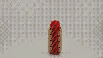 Hot Dog & Bun Vortex Spiral Fidget