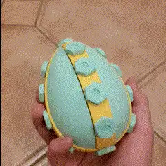 Easter Treasure Egg - gift box with 18 bolts