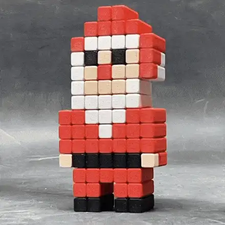 Pixel Santa Flexigrid Fidget Toy