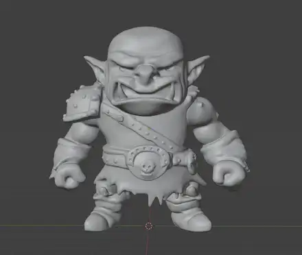 Orc Warrior - Funko Pop style