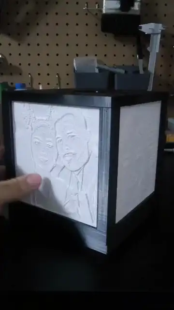 Lithopane Box for Proximity Sensor Led Light