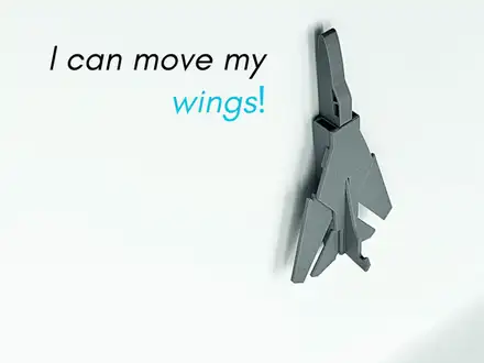MiG 23 Key Hanger With Moveable Wings!