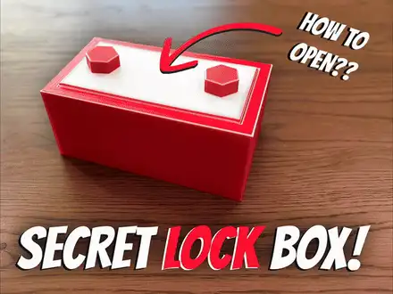 Secret Puzzle Box! | How Do You Open?