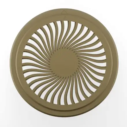 Backlit Moiré Effect Clock - 4 Pattern Options