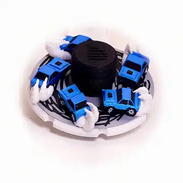 Car Drift Zoetrope animated spinner