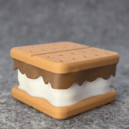 Chocolate Smores Clicker Fidget Toy