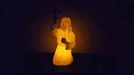 Jesus Christ Lord and Savior Cross God Night Light