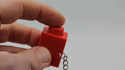 Brick Fidget and Keychain - Simple, Clicky & Cute