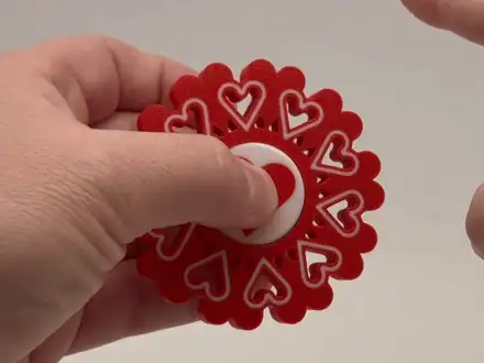 Heart Fidget Spinner #2