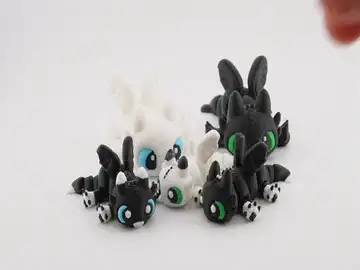 Flexi Night Light Dragons Articulated Desk Pets