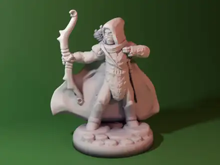 Elf Ranger dnd miniature