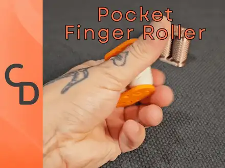 Ultimate Pocket finger roller fidget Parametric