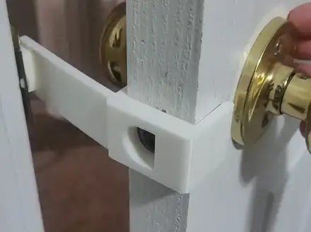 Cat-Proof Door Stopper (No Hardware Needed!)