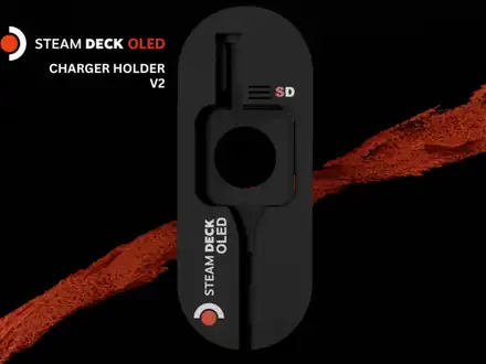 Steam Deck Oled Charger Holder V2