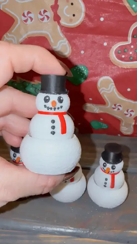 Snowman Fidget Clicker