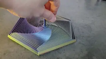 Collapsible Helix Flow Fidget - Hexagon