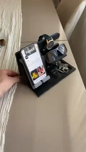 Phone Stand and Desk Organizer, 3 in 1
