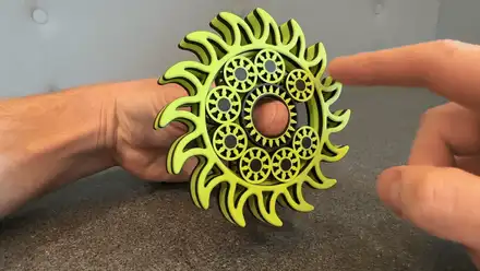 "Sun" Spinner Fidget Toy