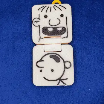 Diary Wimpy Kid Slider + Flip Fidget (+ Keychain)