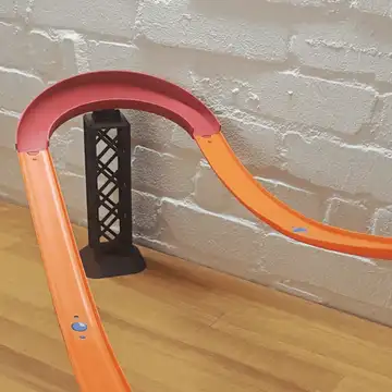 180 Degree Curve Toy Car Race Track 1:64 Diecast
