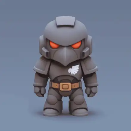 Raven Guard Chibi figure