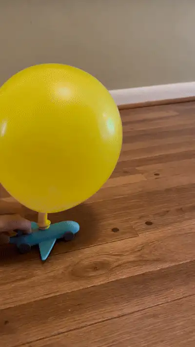 Balloon Airplane - Air Powered Toy