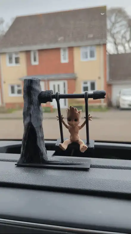 Baby Groot Swing Car dashboard toy