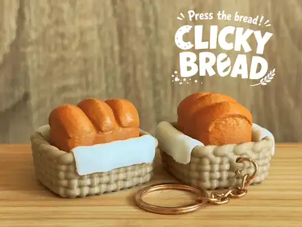 Clicky Bread, Yamagata Bread Fidget Toy