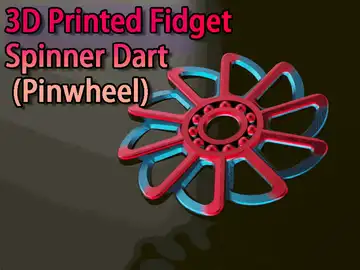 Fidget Spinner Dart (Pinwheel)
