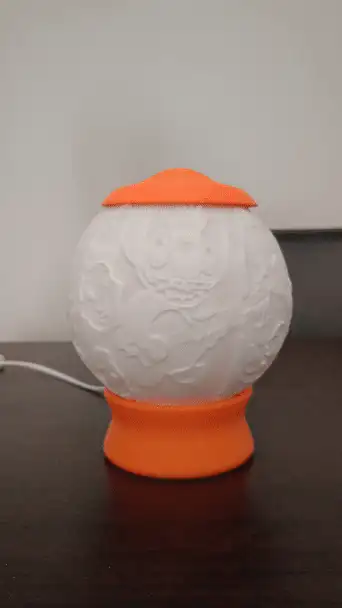 Lilo & Stitch Lithophane Night Light Lamp