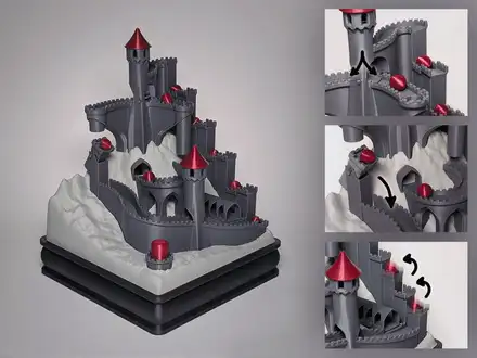 Castle Themed Marble Run