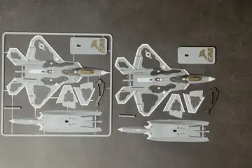 F-22 Raptor Plane Kit Card