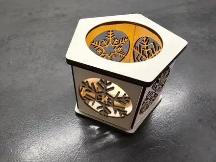 Christmas lamp snowflakes ornaments