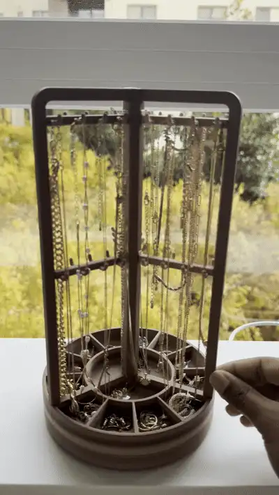 Rotating Jewelry Holder (Necklaces, Earrings, etc)