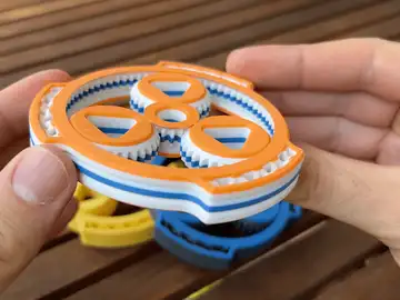Gear fidget spinner