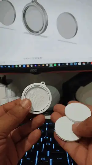 Chaveiro Giratório 3D, Versão para Personalização